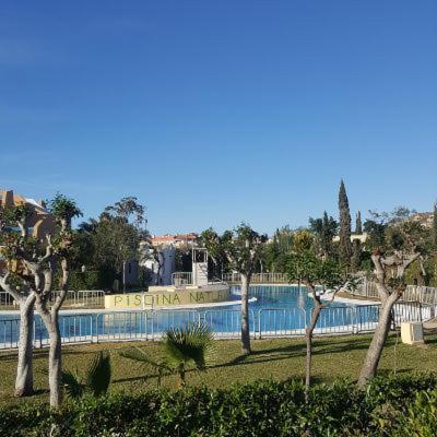 Estudio En Urbanizacion Naturista Con Piscina Junto Al Mar Вера Екстериор снимка